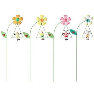 Metaal Tuin Plantenpot Schommelende Dier Bloem Vork Paasdecoratie Lente Bloemschikken Accessoire