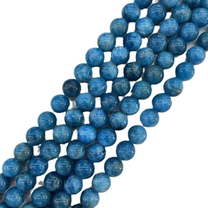 Natural 4-10mm blue lapis lazuli round gemstone beads for DIY jewelry making strings