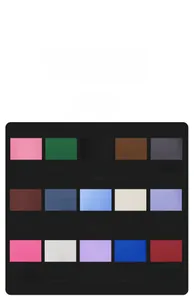 Nuancier détaillé présentant 15 couleurs vives pour le tissu de pantalon de yoga sans couture