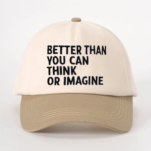 Embroidered Lettering Baseball Cap Contrast Color Adjustable Sun Hat Breathable Casual Outdoor Sport For Men Women
