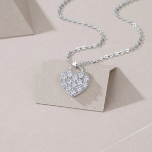 S925 Sterling Silver Moissanite Marquise Pendant Necklace For Women Minimalist Fashion Marquise Cut Necklace Jewelry Gift
