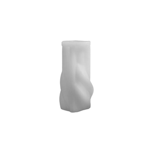 DIY spiral cylinder candle silicone mold for creative striped vase plaster handicrafts
