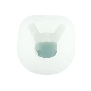 3D cartoon rabbit head silicone mold for handmade candles and chocolate crafts