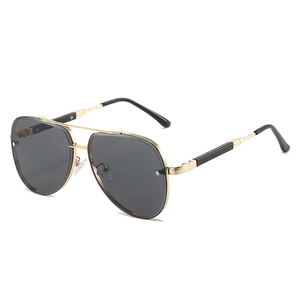 Aviator Sunglasses Metal Frame UV400 Protection Fashion Gradient PC Lens Unisex For Driving Travel Retro Eyewear