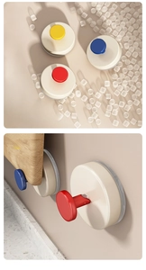 Detail showing thickened ABS material and wide square hook for hanging kitchen cutting boards