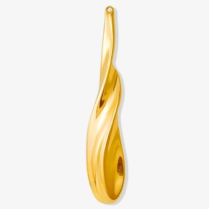 Wave Irregular Geometric Pendant 304 Stainless Steel Bold Minimalist DIY Jewelry Making Accessory For Women