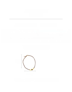 Détails sur les spécifications du collier de perles en œil de tigre 44cm et poids 4,1g