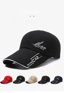 Detail view of sport style baseball cap showing sandwich brim and printed patterns
