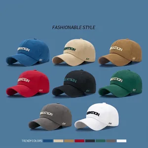 Cotton baseball cap with GENERATION 3D embroidery available in 8 trendy colors