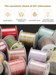 Close-up of 2x1mm flat cotton braided ropes in various colors for jewelry making
