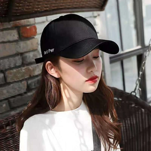 Baseball Cap Cotton Embroidered Letters Grl Pwr Breathable Sun Protection Outdoor Casual Streetwear Adjustable Hat Unisex