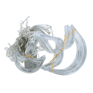 LED moon shaped decorative string lights for festive holiday and Diwali celebrations