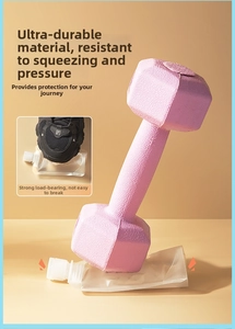 Pressure test showing the durable and leak-proof material of travel refill pouches