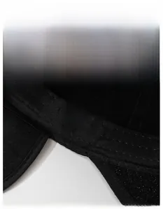 Detail of moisture-wicking sweatband inside a thermal winter baseball cap for men