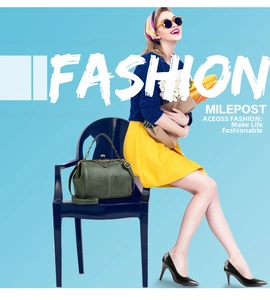 Detail of dark green vintage doctor bag with retro metal clasp on a blue chair