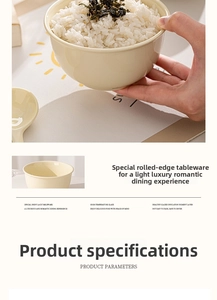 Detail of cream ceramic bowl with ruffled rim featuring high-temperature glaze finish