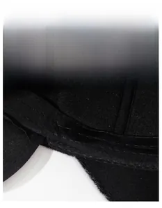Close-up of the wide moisture-wicking sweatband inside the winter baseball cap