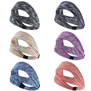 Elastic sweat-wicking VR face mask covers in six stylish quick-dry breathable patterns