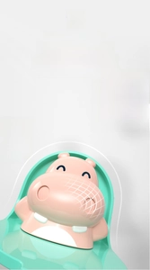 Detail showing smooth 360-degree rounded corners on baby pop-up toys for infant safety
