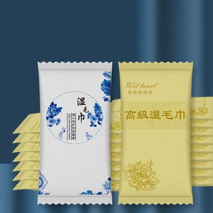 Disposable Wet Towels Microfiber Individually Wrapped Fragrance Free Portable For Travel Restaurant Hotel Dining