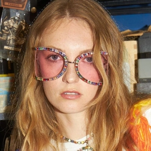 Oversized Sunglasses Metal Frame Rhinestones And Artificial Pearl Decoration UV400 Protection Luxury Fashion Eyewear For Women