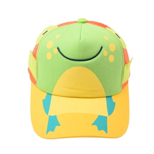 Panneaux en maille respirante et imprimé grenouille sur la casquette pour enfant