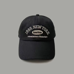 Vintage 1989 New York Embroidery Baseball Cap Cotton Polyester Sun Protection Retro Adjustable Hat For Women Men