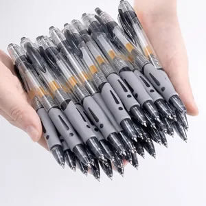 Retractable Gel Pens And Refills Fine Point Bullet Tip Smooth Writing Office School Supplies With Soft Rubber Grip