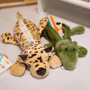 Astuccio In Peluche Per Animali Morbido Giocattolo Di Stoffa Borsa Per Cancelleria Bambini Scuola Organizzatore Da Scrivania