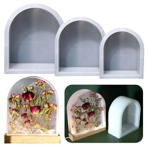 Arched Silicone Resin Mold Archway DIY Epoxy Casting For Desktop Ornament Bookend Home Decor Crafts