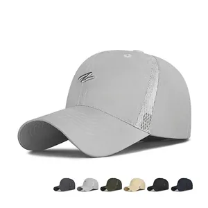 Quick Dry Baseball Cap Polyester Mesh Breathable Outdoor Running Sun Hat Embroidered Letter Adjustable For Men Women