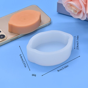 Pear and lemon shaped DIY silicone mold for baking, soap making, and plaster crafts