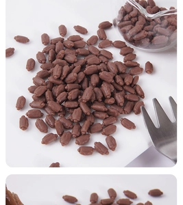 Detailed view of mini resin realistic spare ribs DIY food craft accessories on white background