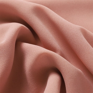 Dusty rose modal hijab set with textured chiffon pearl scarf and natural drape folds