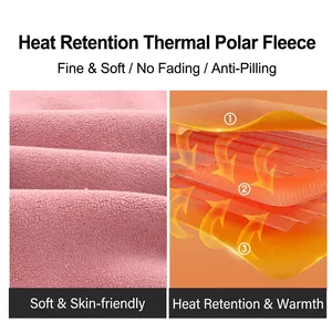 Ροζ fleece χειμερινός σκούφος με μόνωση 3 στρωμάτων και ύφασμα κατά των κόμπων