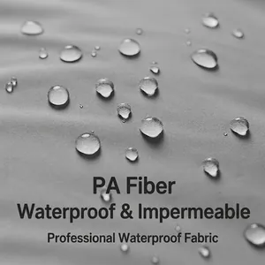 Waterproof PA fiber dog rain boots in light grey with durable anti-slip soft soles