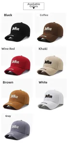 Multiple colors of embroidery baseball caps featuring DeNse logo and NEW-CHINA brim text