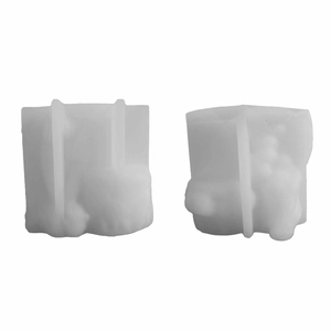 Garden fairy girl silicone mold for DIY candle holders and angel plaster flower pots