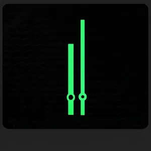 Luminous Clock Hands Aluminum Pointers Glow In The Dark Fluorescent Green Quartz DIY Clock Repair Replacement Parts