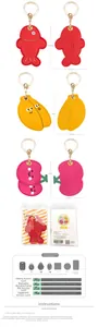 Détails des protège-badges en cuir cartoon avec guide des tailles et modèles adaptés