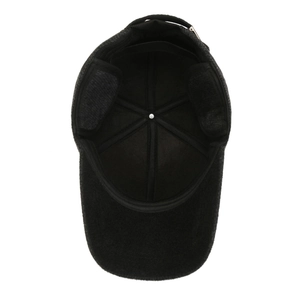 Casquette de baseball d'hiver avec cache-oreilles et doublure polaire chaude interne
