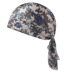 Outdoor digital camouflage pirate cycling headscarf with sun protection and quick-dry fabric