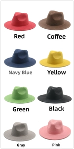 Grid display of handmade straw Panama hats in eight vibrant summer beach colors