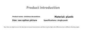 Gedetailleerde technische specificaties voor 90cm kersttakken met pailletten