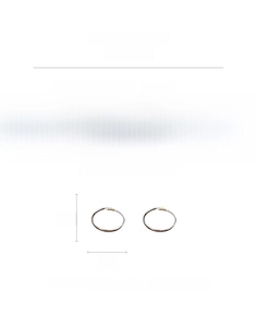 Guide des tailles pour créoles argentées de 6cm de diamètre et poids de 19,7g
