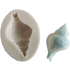 Siliconen mal in de vorm van een schelp voor DIY-geurkaarsen en marine-ambachten