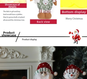 Makroaufnahme leuchtender Weihnachtsmann- und Schneemannfiguren mit Batteriefach