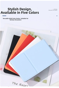 Macro detail of the folding travel makeup mirror in five vibrant colors with PU leather covers