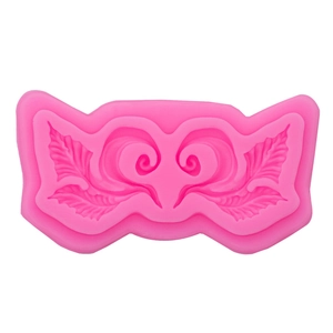 Silicone Lace Mold European Scroll Leaf Pattern For Fondant Chocolate Baking Cake Decoration DIY Kitchenware