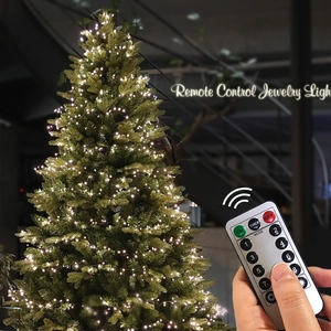 Catena luminosa a LED per albero di Natale con telecomando e 8 modalità di illuminazione